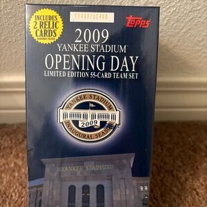 TOPPS 2009 YANKEE STADIUM OPENING DAY LIMITED EDITION 55-CARD TEAM SET SEALED